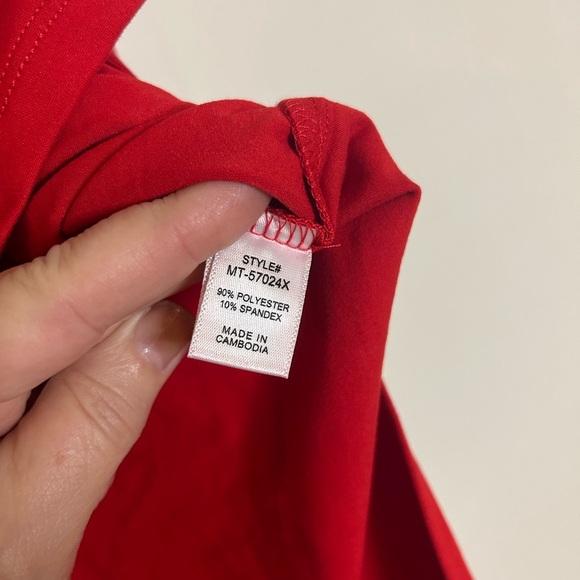 Zenana Outfitters Vibrant Red Blouse - Picture 4 of 6